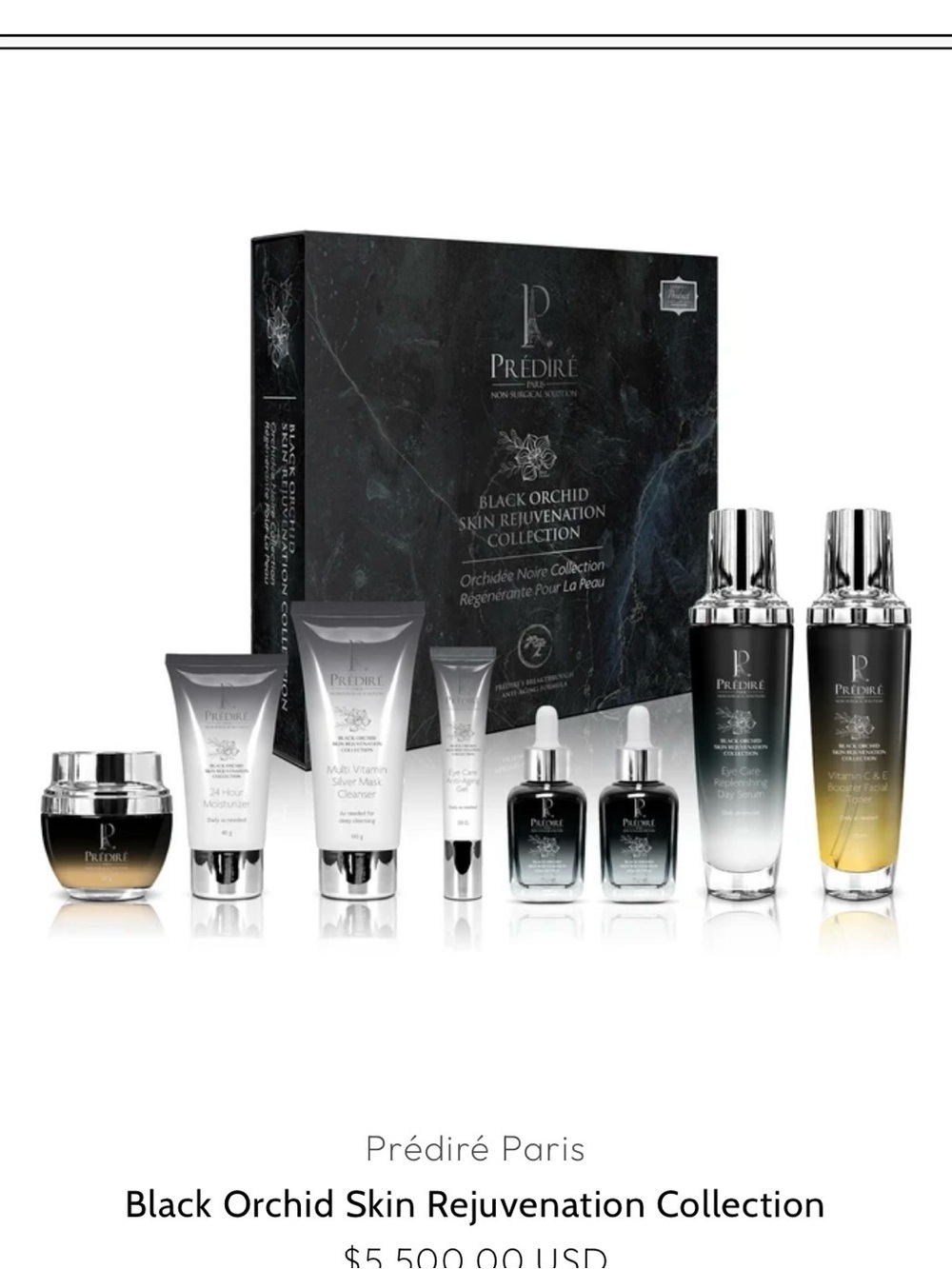 Black Orchid Skin Rejuvenation Collection – Black